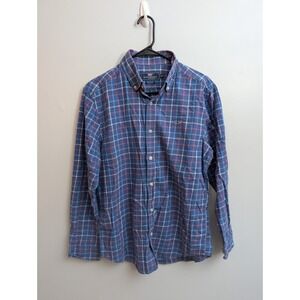 A1 Vineyard Vines Whale shirt (Blue& Red) Mens Medium shirt